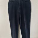 L.L.Bean Vintage  jeans soft black ultra high waisted straight leg mom Jean sz 12 Photo 1