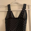 ZARA polka dot knit tank crop top Photo 3