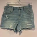 Aerie  light wash daydream distressed denim shorts Photo 0