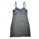 American Eagle  Black Floral Lace Sleeveless Tank Bodycon Mini Dress Size 8 Photo 8