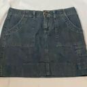 Krass&co GH Bass &  Womens Blue Denim Chambray Skirt SZ 8 Photo 0