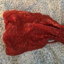 Free People  Strappy Back Lace Bandeau Bra Red Clay Great Condition Size Large Photo 4