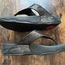 FitFlop  | Ladies flip flop Lulu shimmer suede sandal shoes. Size: 9 Photo 12