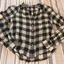 Pilcro Breezy Plaid Button Down Top Photo 1