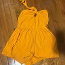 Wild Fable Orange Romper Photo 0