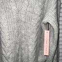 Crave fame  NWT Gray Cable Knit Turtleneck Sweater Size XL Photo 1