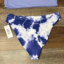 Daisy NWT Dippin 's Baja Tie Dye Purple White Bikini Bandeau High Waist Cheeky XL Photo 9