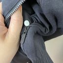 Lululemon  NTS Cotton Blend Full Zip Front Pockets Stretch Black Jacket Size 8 Photo 10