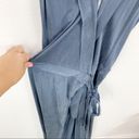 Young Fabulous and Broke YFB CLOTHING Bessie Dress Ink Gray Wrap Maxi Photo 5