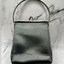 DKNY  Mini Gray Satin Pouch with Silver Handle  Photo 4