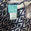 Coastal Blue  Bathing Swim Suit Size XL 16/18 Blue Ikat One Piece built in bra Photo 8