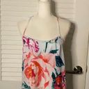 In Bloom  By Jonquil Size Small Pajama Tank Floral Lace Back Adjustable Straps Photo 5