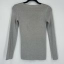 Herman Geist Vintage  Women's Round Neck Pullover Sweater Metallic Silver Medium Photo 1