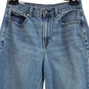 American Eagle  SZ 4 Mom Jeans High-Rise Whiskered Distressed Pocket Frayed Hems Photo 1