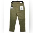 RE/DONE NWT  70s Ultra High Rise Stove Pipe Jeans Washed Sage Green Size 29 Photo 2