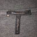 BCBGMAXAZRIA  Grey Tian Ponte Shirt Photo 2