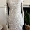 SO Juniors'  Sequin Cutout Shoulder Mini Dress, Size M -NWOT Photo 0