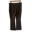 Spanx  Faux Suede Flare/Bootcut Chocolate Brown Pant Photo 7