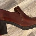 Born concept  boc Carla Brown Oiled Leather Lug Sole Booties boot Shoes 8.5 Photo 8