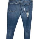 Gilded Intent  Womens High Rise Skinny Jeans Distressed Stretch Blue Size 27x30 Photo 12