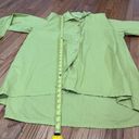 Bryn Walker  Oversized Button Down Lagenlook Quiet Luxury Blouse Size Small Green Photo 6