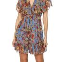 Zimmermann NWT. $850 Zimmerman Cape Ruffle Floral Dress AU 0 / US 4 Photo 0