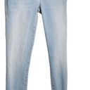 frame denim Frame Womens Blue Light Wash Le Skinny De Jeanne Crop Raw Hem Jeans Size 23 Photo 3