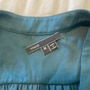 Vince  teal sleeveless blouse size M Photo 5