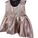 ZARA  Gold Crop Top(Size Medium) Photo 2