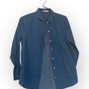 Everlane Chambray Denim Blue Jean Button Down Shirt with Pocket Women’s XS NWOT Photo 2