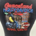 Harley Davidson  Tank Top Graceland Graphic Logo Memphis Tennessee Womens Small Photo 8