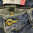 CAbi  Kick It Crop Release Hem Denim High Rise Medium Wash Blue Jeans Womens 10 Photo 5