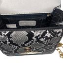 Kensie NWOT!  Snakeskin Trim Chain Crossbody Photo 5