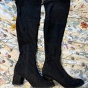 Unisa Black Thigh High Knee Heeled Boots Photo 1