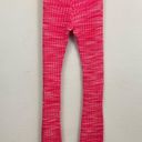 ZARA  Flare Knit Ribbed Pull On Knit Pants Red Size S Photo 8