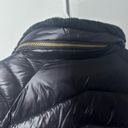 Ralph Lauren Lauren  Faux Fur Trim Quilted Puffer Black Jacket Size Small Photo 7