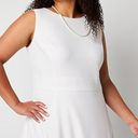 Black Label NWT  by Evan-Picone Sleeveless Fit + Flare Dress 24W natural white Photo 1