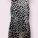 St. John  Silk Blend Fit & FlareSleeveless Midi Polka Dot Dress - size 2 Photo 0