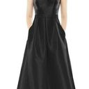 Alfred Sung  Sleeveless Pleated Skirt High Low Dress With Pockets NWT size 18 Photo 0