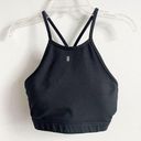 Nobull  Womens Size S Black Racerback Strappy Back Sports Workout Bra Y Back Photo 0