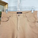 Bill Blass  Vintage Tan Camel Stretch High Rise Tapered Leg Mom Jean Size 10 Photo 2