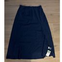 Zeagoo NEW Midi Skirt High Waisted Satin Slit Skirt S Photo 4