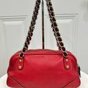 Gucci  Cruise Red Leather Chain Shoulder Bag Photo 1