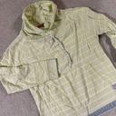 Orvis  Women's Pima Modal Blend Small Green Stripe Hoodie Drawstrings Sweater Photo 0