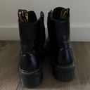 Doc Martens Platform Boots Black Size 6 Photo 2