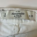 Abercrombie & Fitch  Skinny Bootcut White Jeans Photo 2