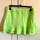 Grand Slam Neon Green Athletic Skort Size Medium Tennis Pickleball Golf Photo 0