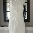 Cinq à Sept Andrea Gathered Sleeveless Mini Dress Ivory, Size 14 New w/Tag $345 Photo 6