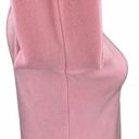 Loft Stretch Cozy Pink Casual Fleece Turtleneck Sweater Photo 3