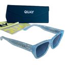 Quay  No Apologies SUNGLASSES Artic Tort Frame Blue Gradient Lens Limited Edition Photo 1